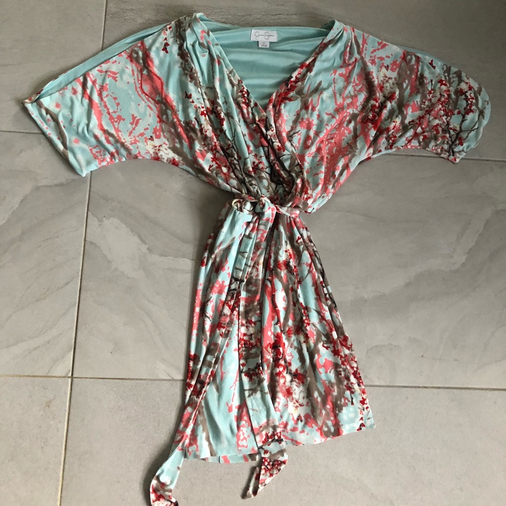 Jessica Simpson light blue dress